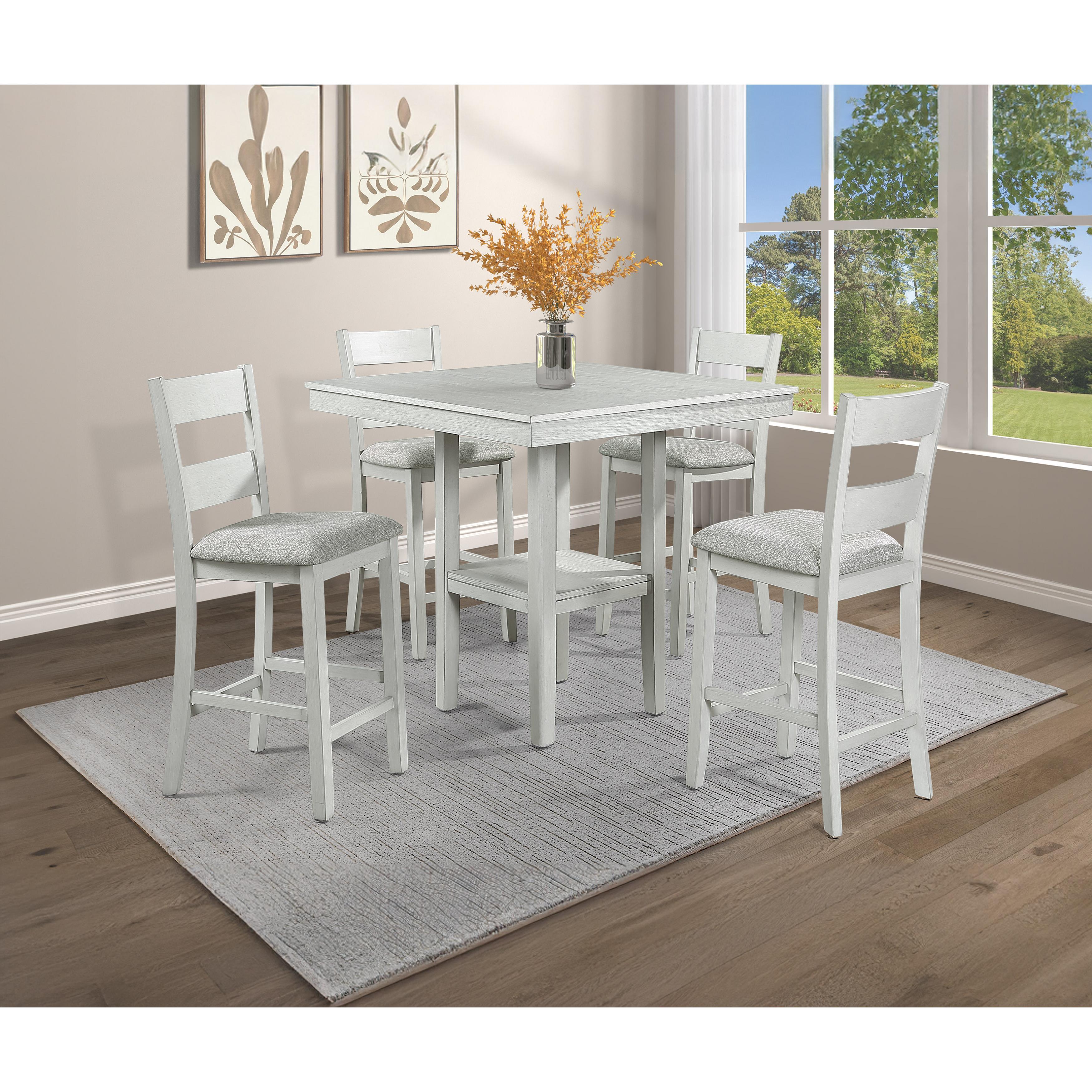 Crown Mark Lester 2631SET-DW 5 pc Dinette - Driftwood IMAGE 1
